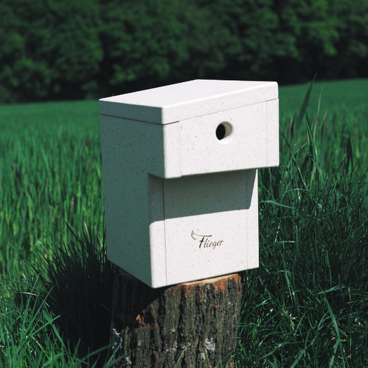 Meisenkasten mit Marderschutz | 32mm Einflugloch | Komposit