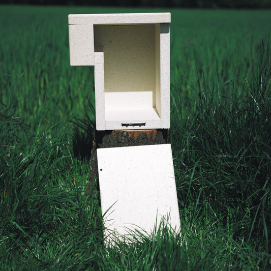 Meisenkasten mit Marderschutz | 27mm Einflugloch | Komposit